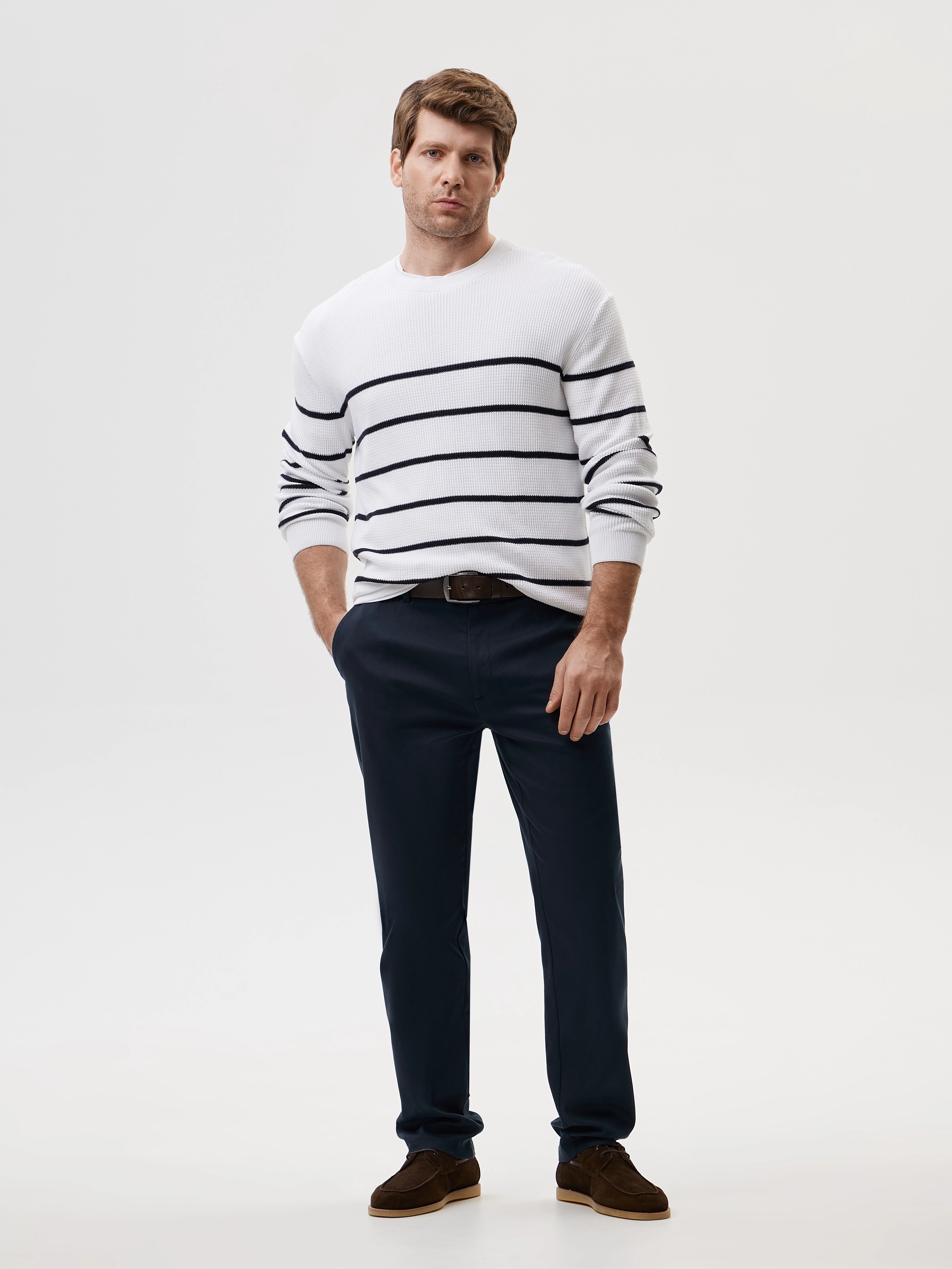 Джемпер вязаный из хлопка 20line арт. IJM0057V