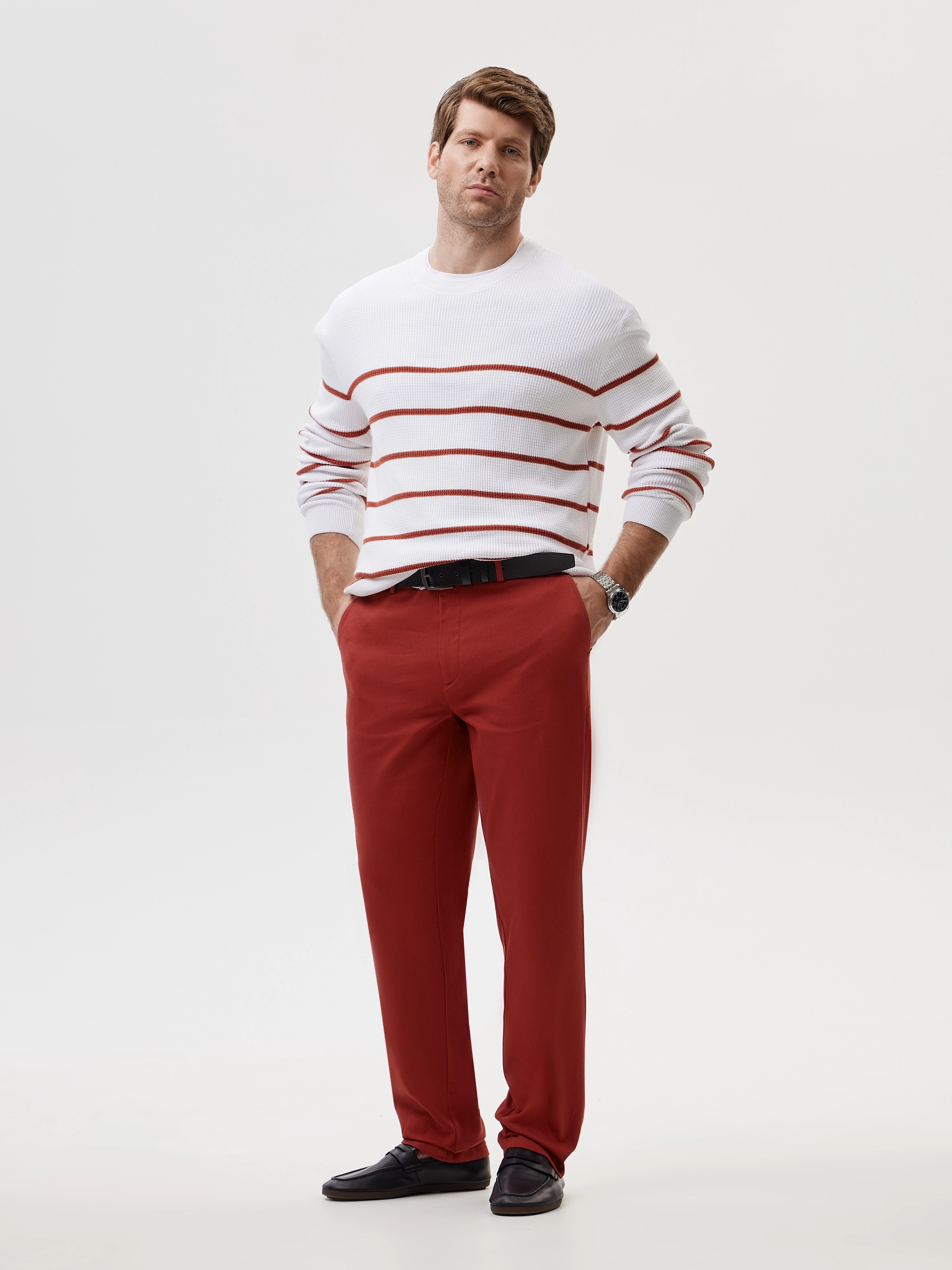 Джемпер вязаный из хлопка 20line арт. IJM0057V