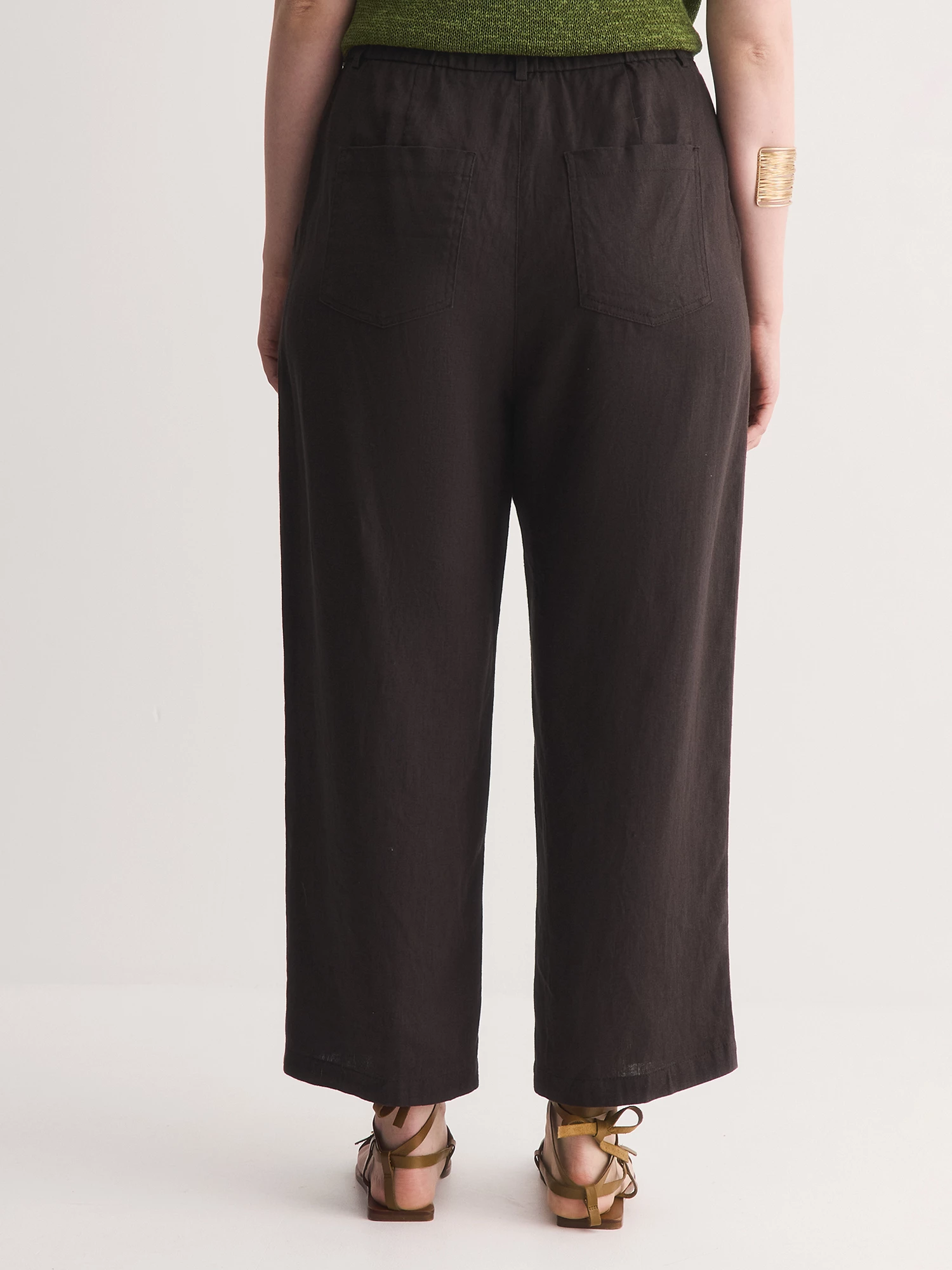 Брюки изо льна в джинсовом стиле Lalis арт. TR0768R