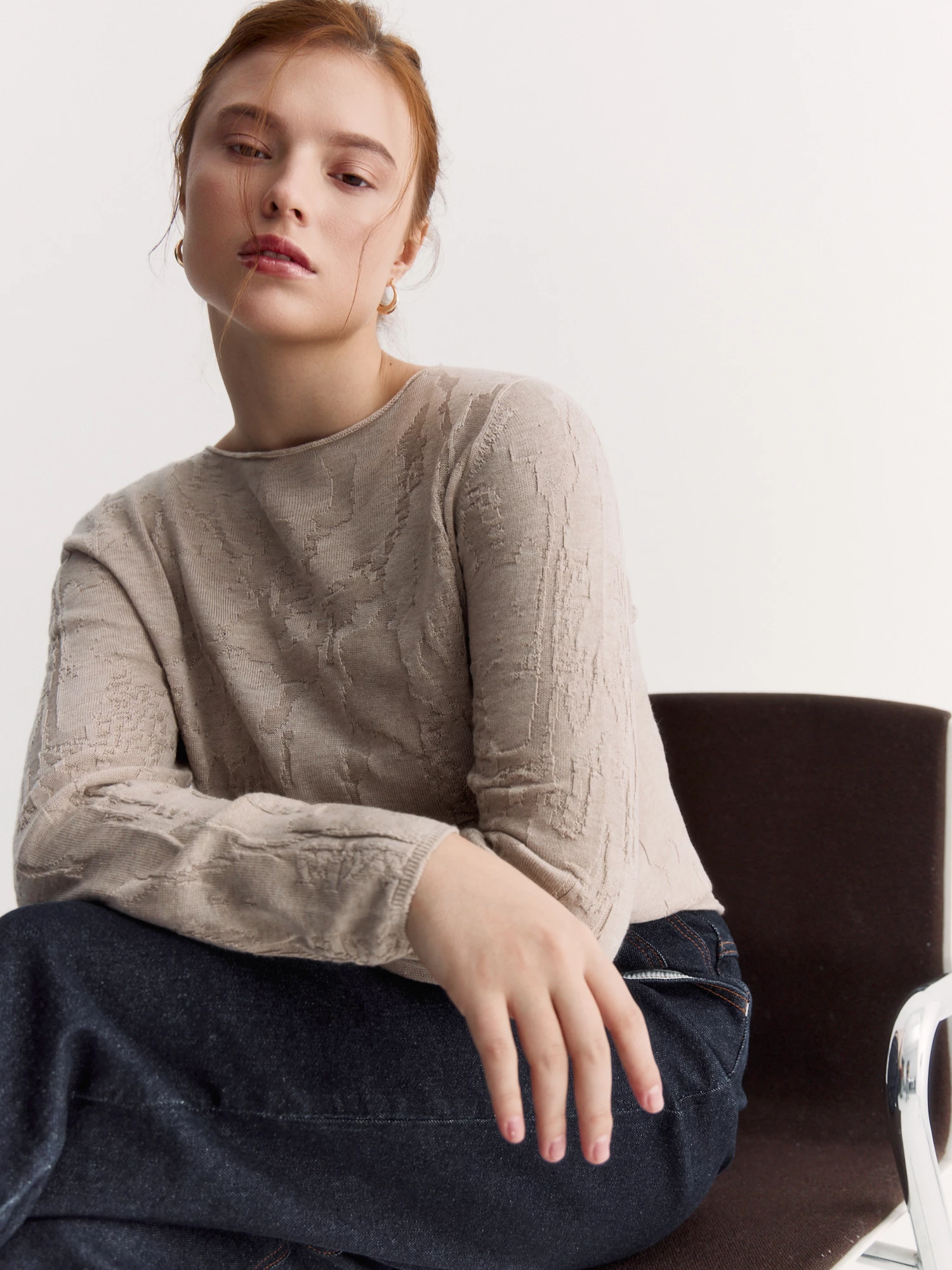 Джемпер, связанный по бесшовной технологии Lalis арт. JM0182V1