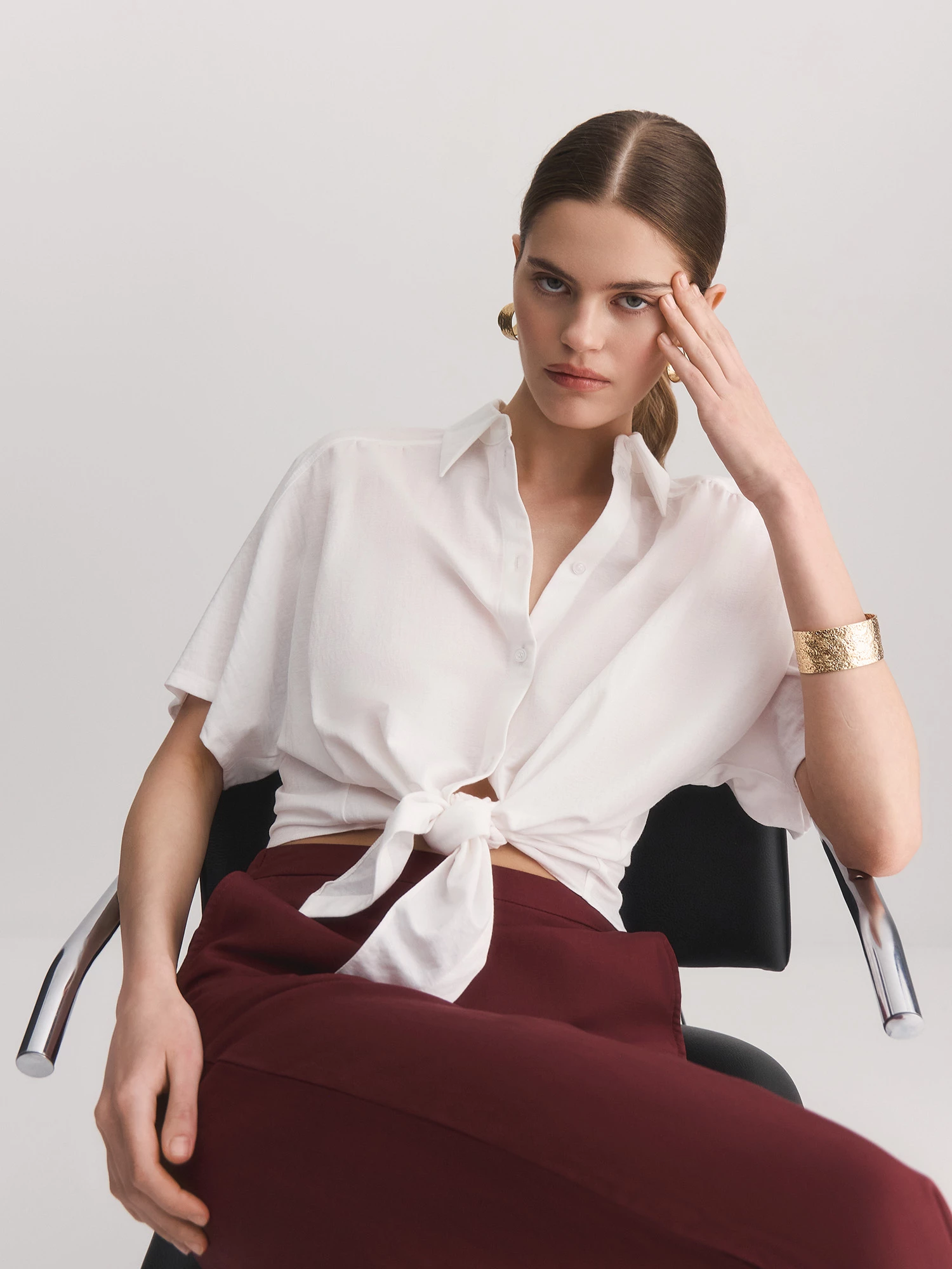 Рубашка из вискозного трикотажа Elis арт. BL1086K6P