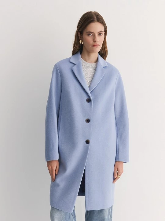 Пальто из премиальной шерстяной ткани Elis арт. PD0069