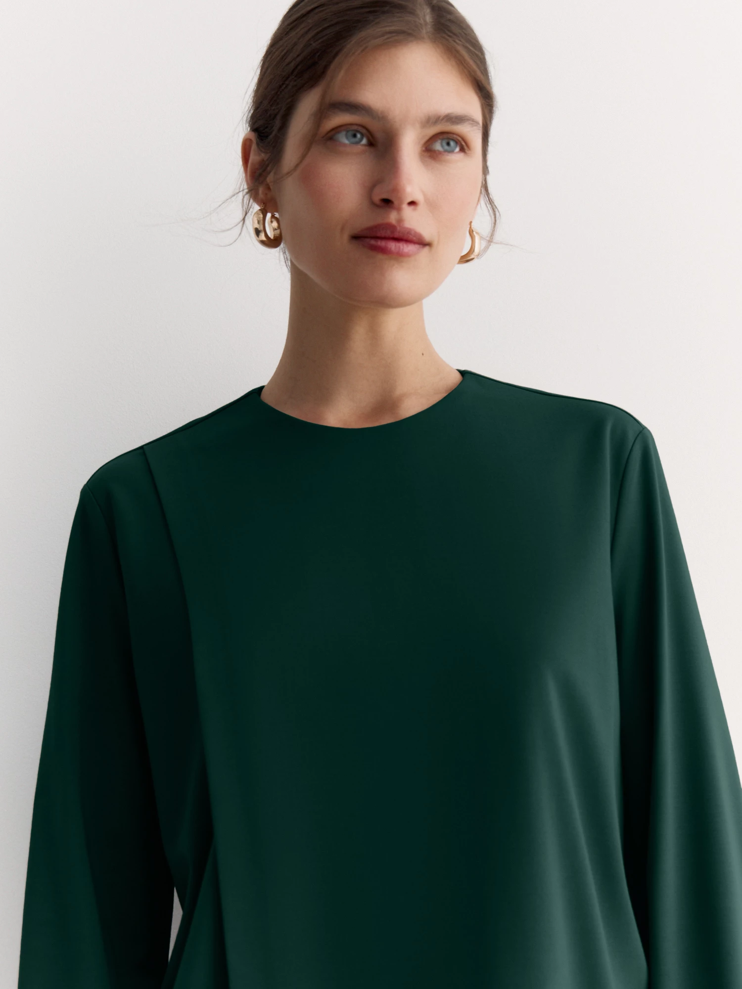 Трикотажная блуза оригинального кроя Elis арт. BL1755K