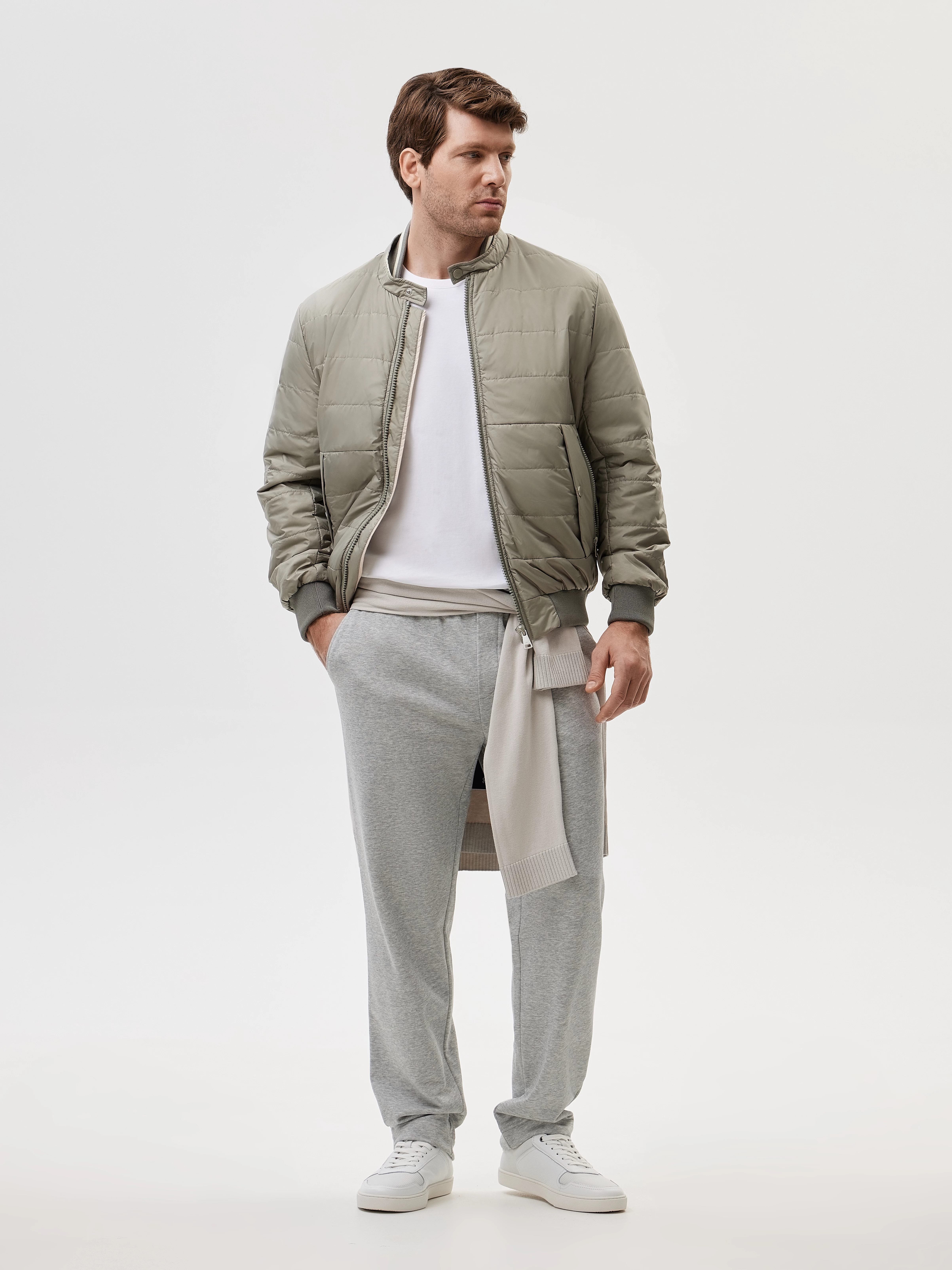 Брюки из хлопкового трикотажа с брендированным принтом 20line арт. IPT0007K5