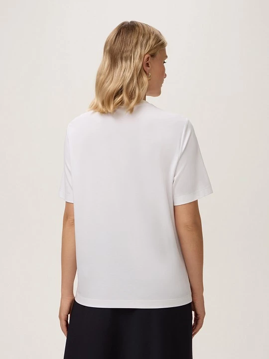 Базовая футболка из вискозного трикотажа Elis арт. TS0083KN5