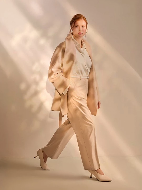 Шерстяное полупальто Lalis арт. UD0014