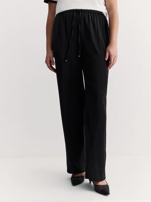 Брюки свободного кроя на резинке и шнуре Lalis арт. TR05265