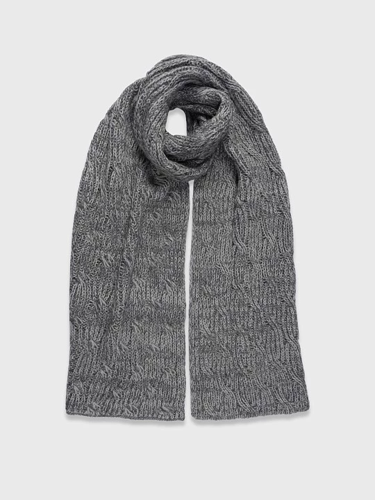 Вязаный шарф с мохером Elis арт. SC0025V