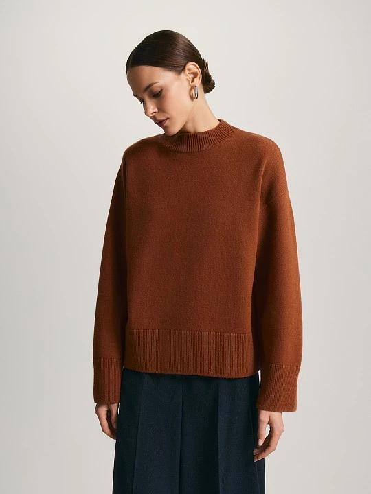 Джемпер с длинным рукавом из 100% шерсти мериноса Elis арт. JM0152V1