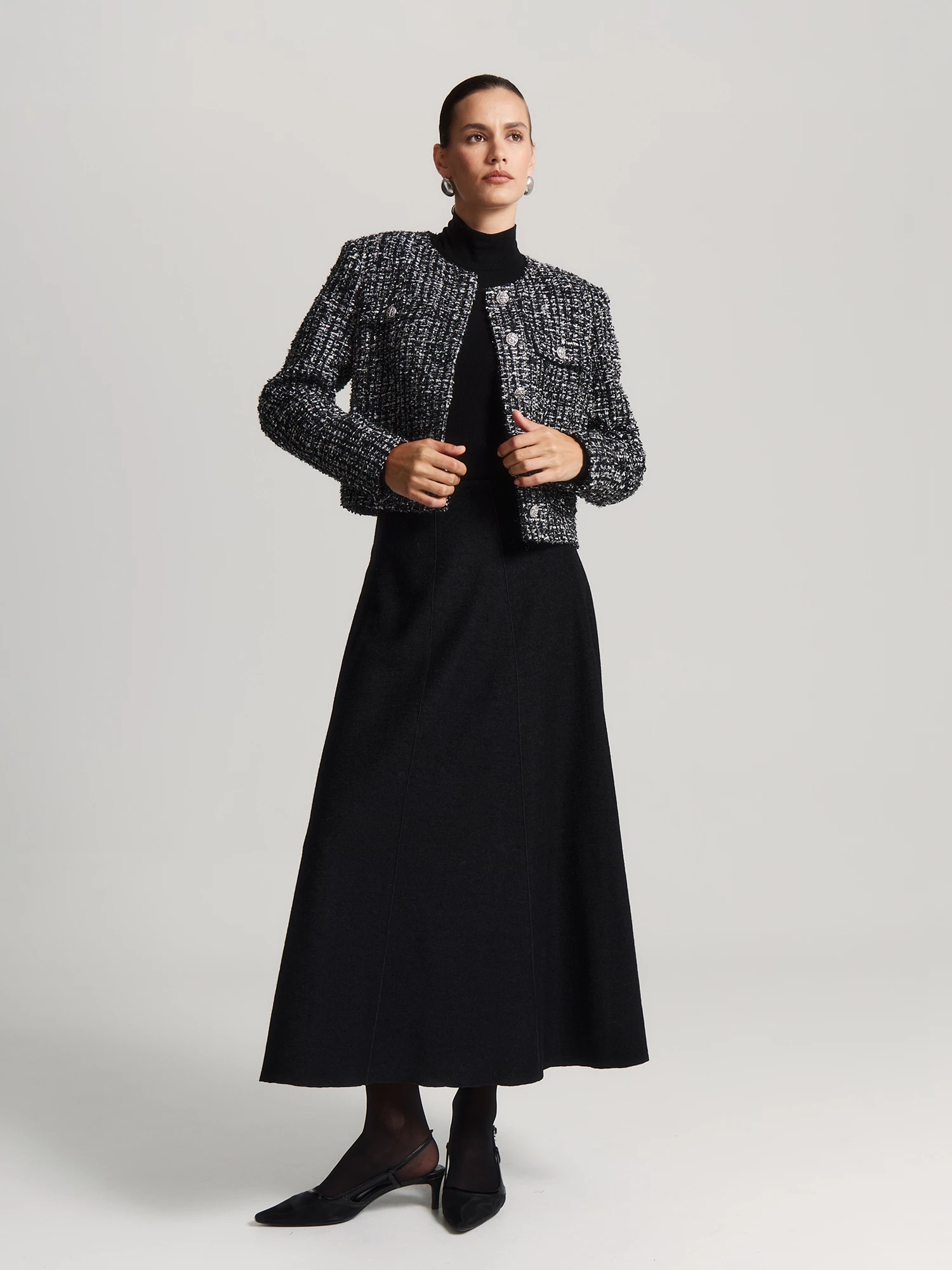Жакет из шерстяного твида Elis арт. JC01435