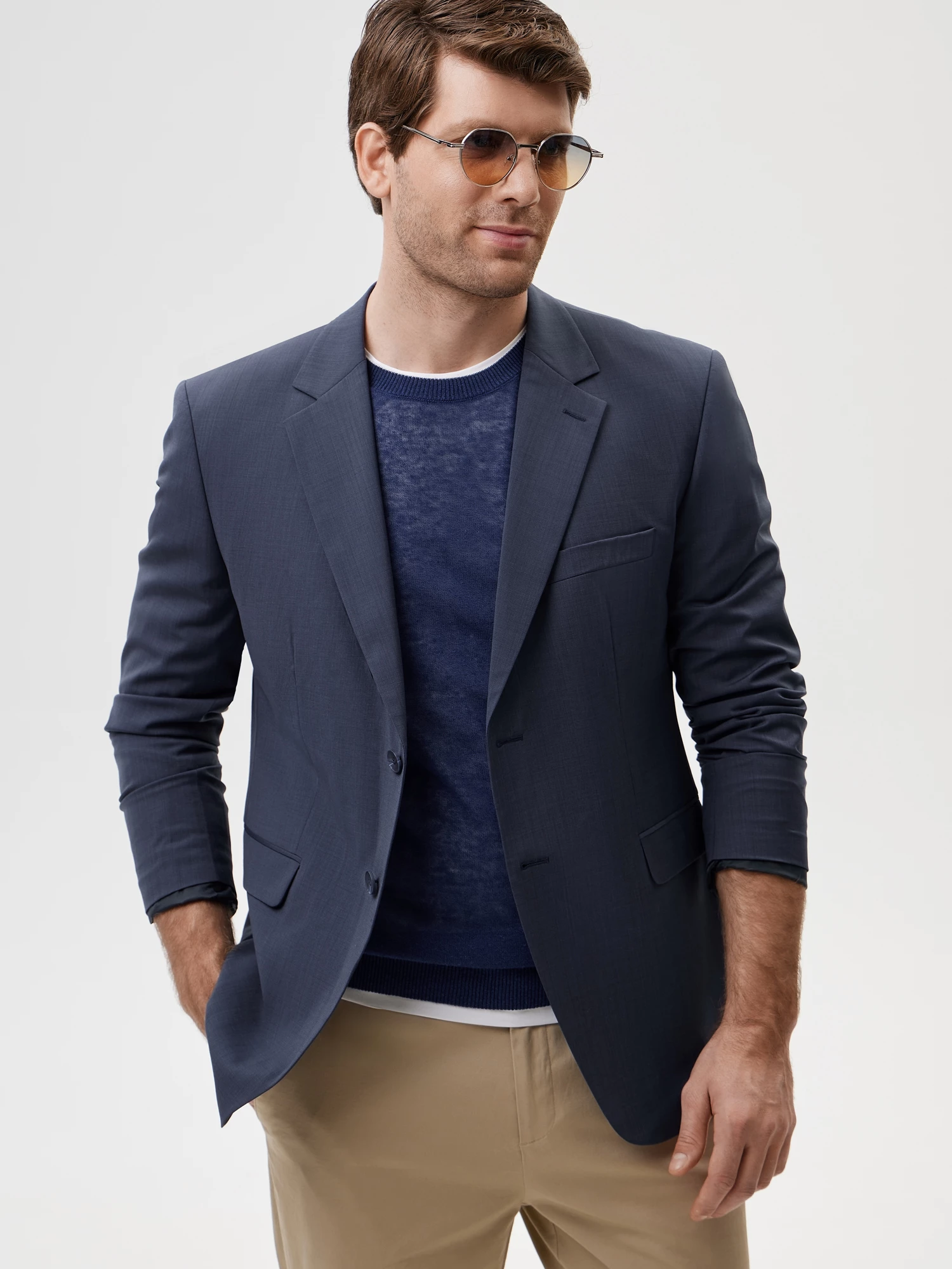 Пиджак из шерстяной костюмной ткани 20line арт. IJC0121Y1