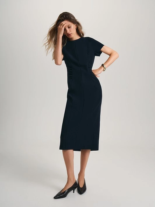 Платье длины миди в классическом стиле Elis арт. DR0838