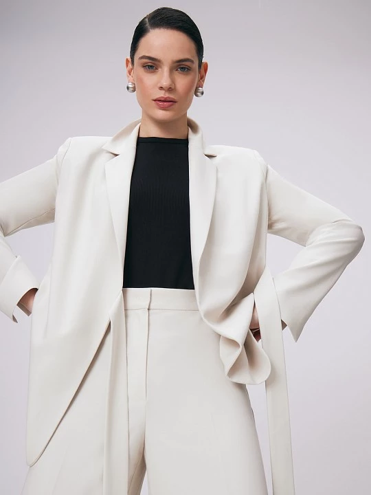 Асимметричный пиджак с запахом Elis арт. JC0150