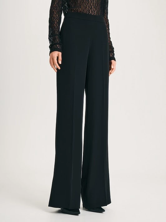 Прямые брюки с потайной застежкой и стрелками Elis арт. TR0531