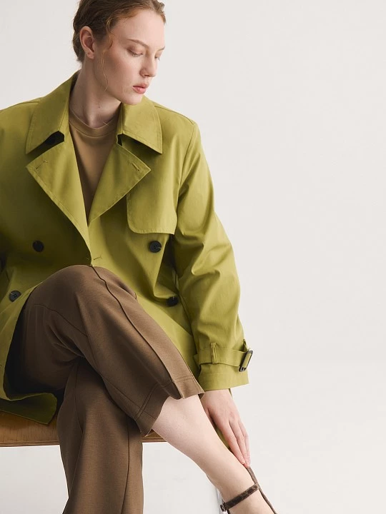 Яркий укороченный плащ Lalis арт. PL0088