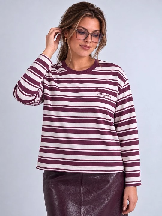 Лонгслив из хлопкового трикотажа Lalis арт. LS0041K