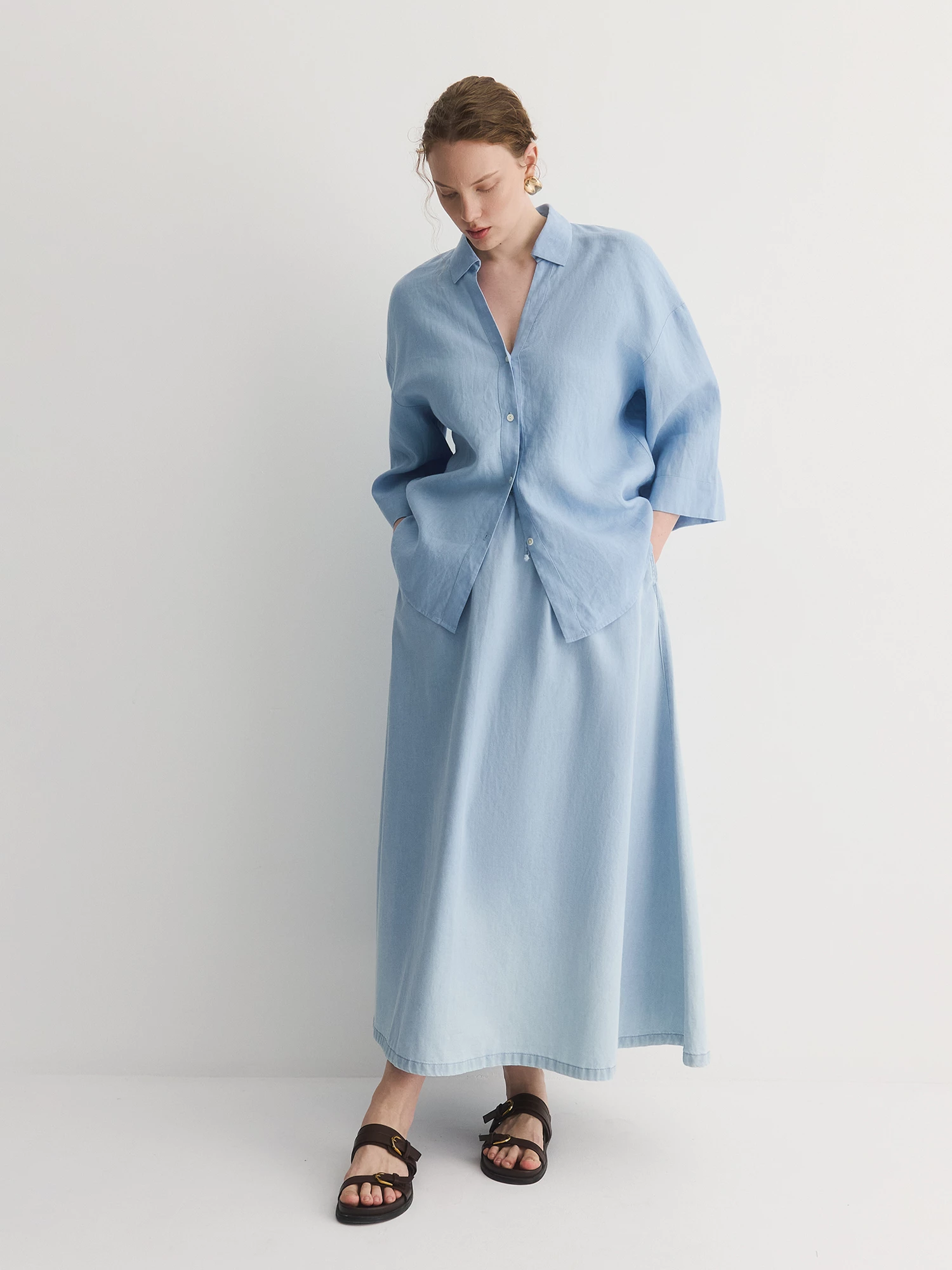 Юбка из тонкого денима Lalis арт. SK05376Y1