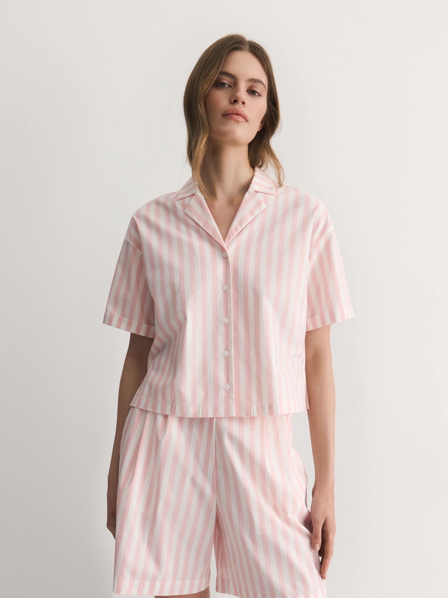 Короткая рубашка в полоску Elis арт. BL14057P