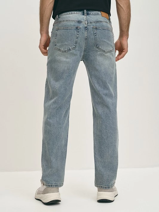 Джинсы 5 карманов прямого кроя из эластичного хлопкового денима 20line арт. IDJ0038Y1