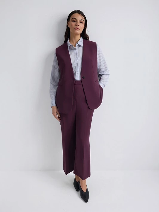 Жилет из костюмной ткани с ремнем Lalis арт. VS0078