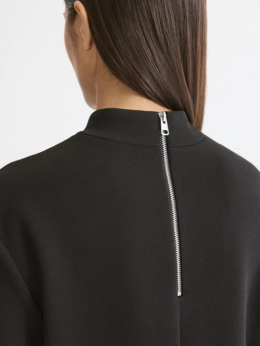 Платье с воротником-стойкой из хлопкового пике Elis арт. DR0928K