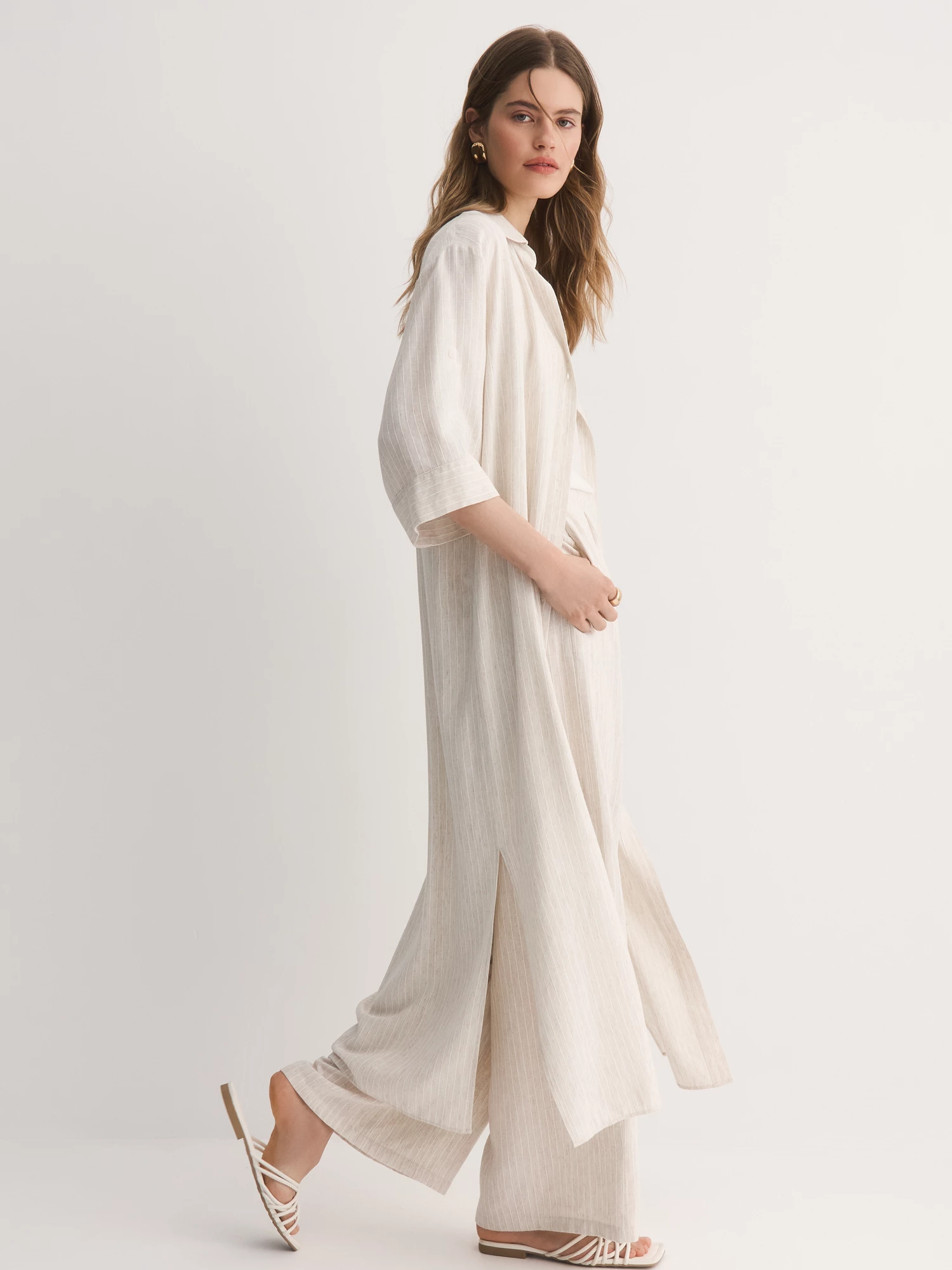 Легкие брюки без пояса Elis арт. TR0794