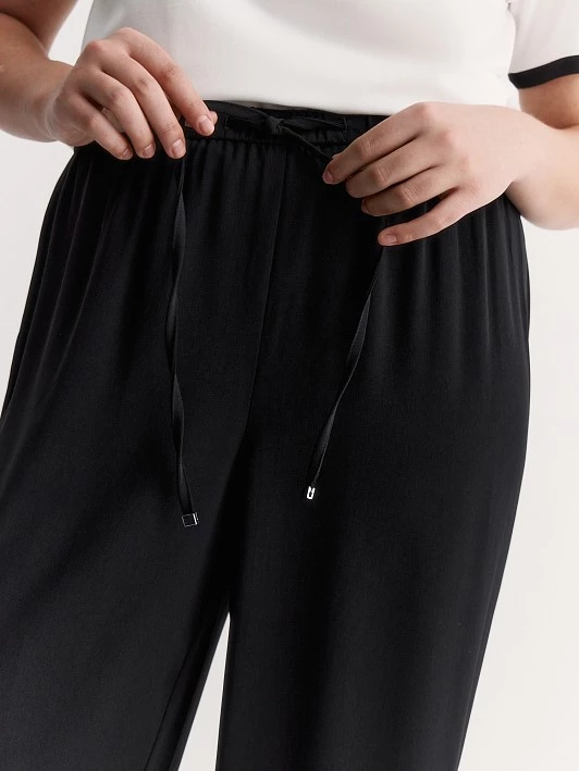 Брюки свободного кроя на резинке и шнуре Lalis арт. TR05265