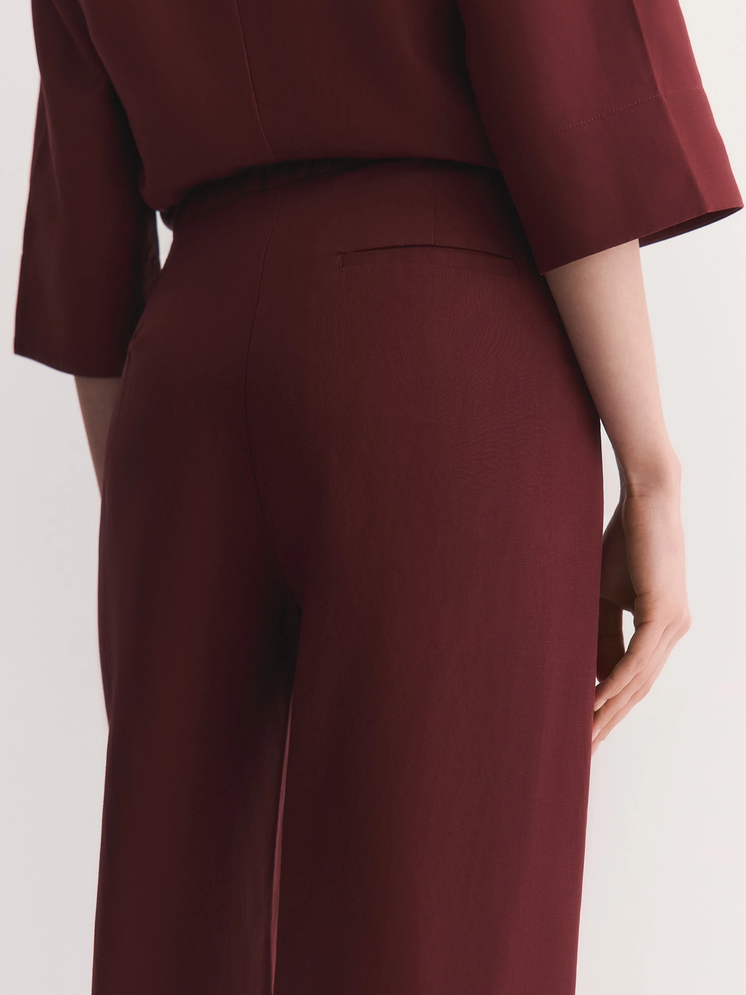 Свободные брюки изо льна и вискозы Elis арт. TR0737R