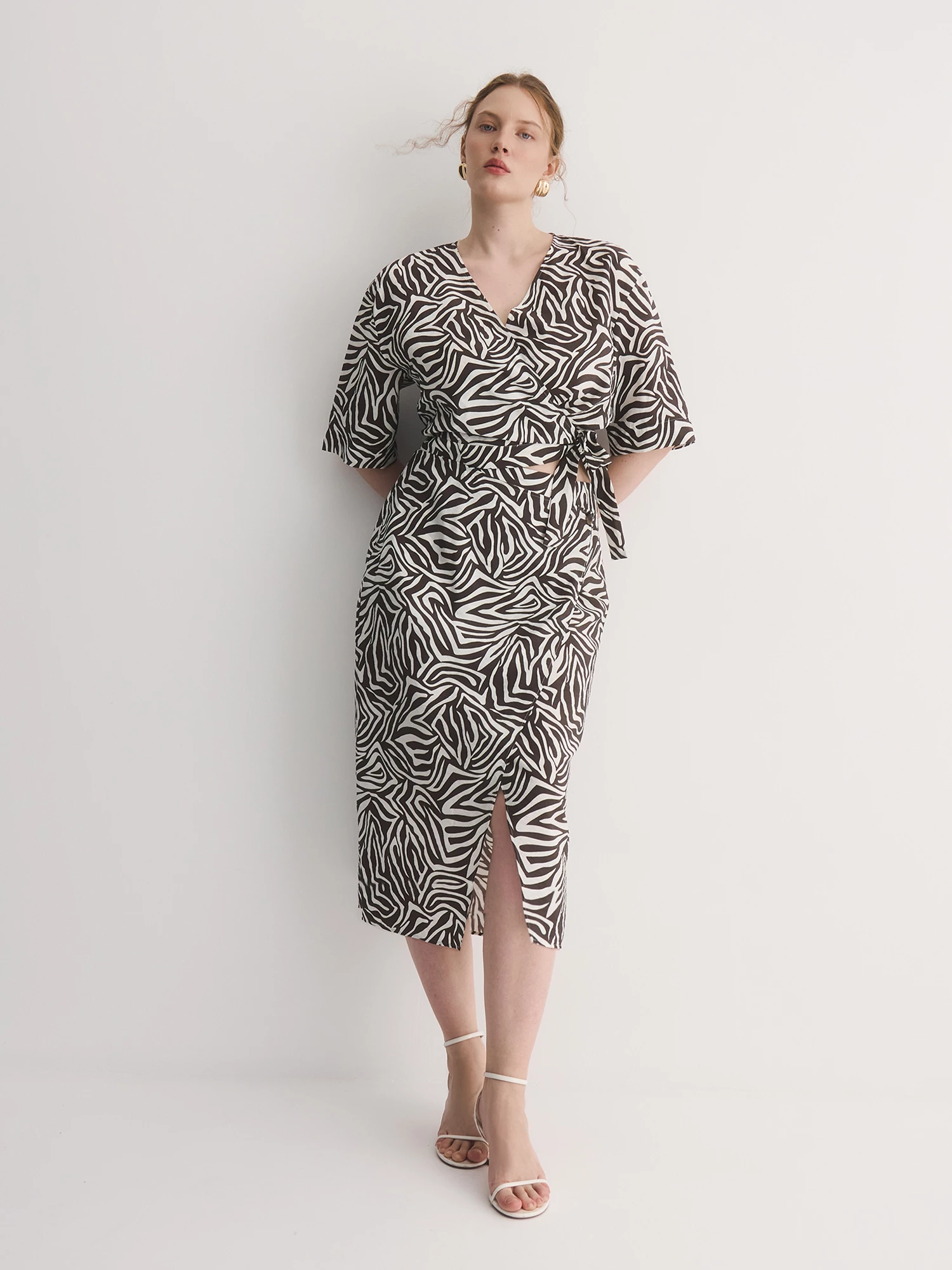 Юбка-карандаш из легкой вискозной ткани Lalis арт. SK0706