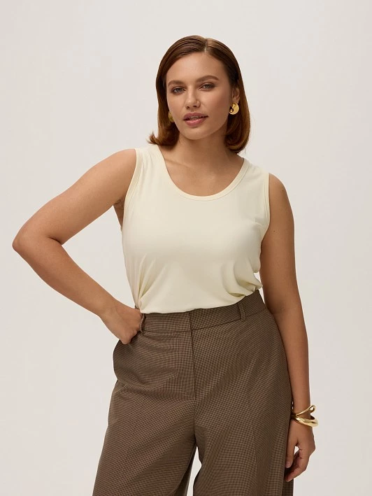 Базовый топ из вискозного трикотажа Lalis арт. TP0043KХ