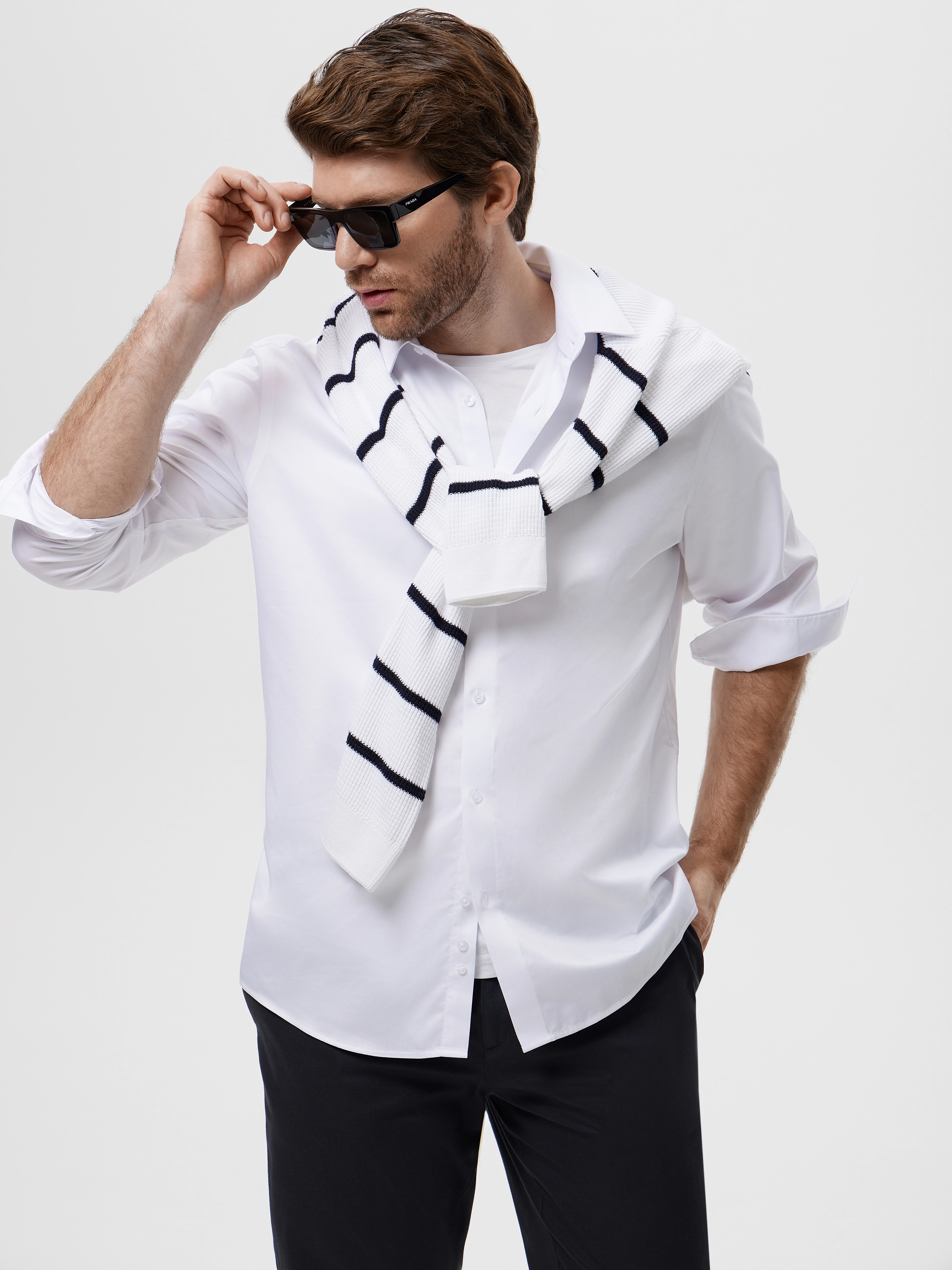 Рубашка regular из хлопка non iron 20line арт. ISO0036Y1N