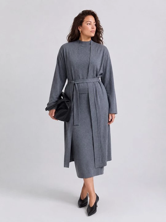 Юбка из шерсти мериноса и хлопка Lalis арт. SK0733V