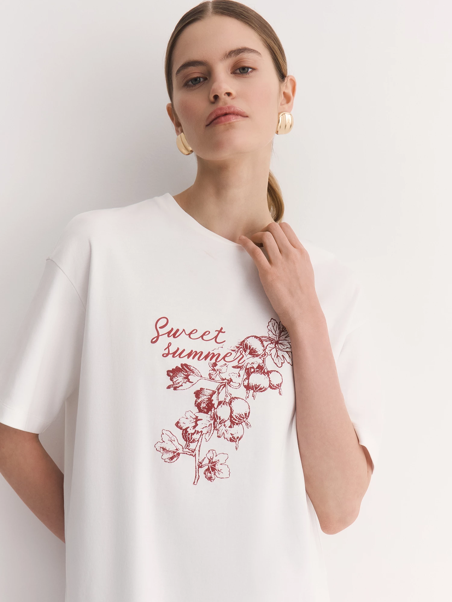 Футболка из мерсеризованного хлопка Elis арт. TS0177KR