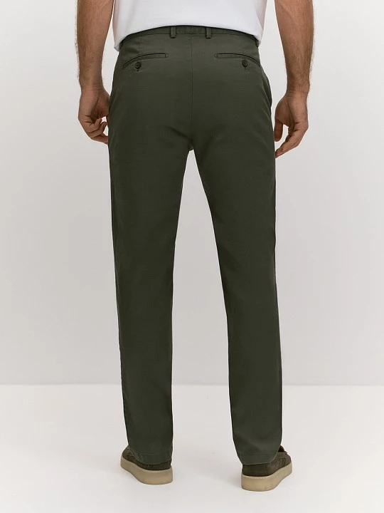 Брюки-чинос силуэта regular из эластичного хлопка 20line арт. ITR01367Y1N