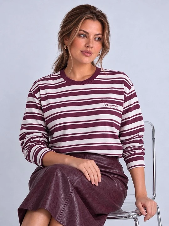 Лонгслив из хлопкового трикотажа Lalis арт. LS0041K