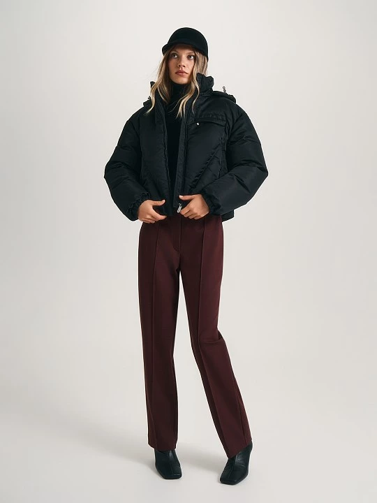 Короткий легкий пуховик на молнии Elis арт. PH0061