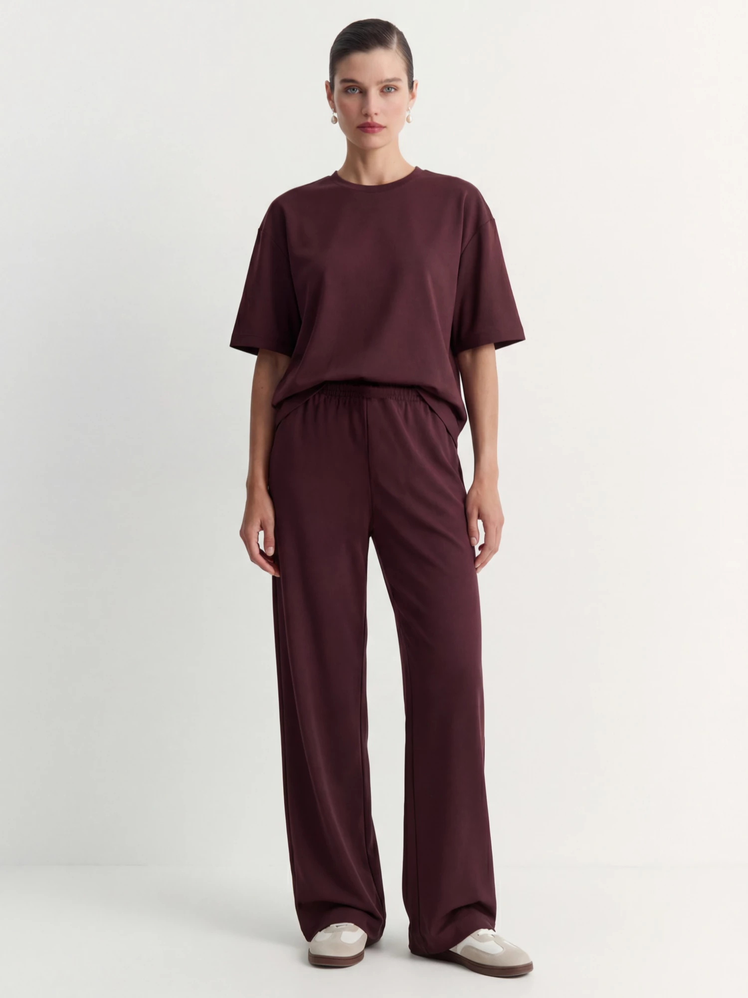 Свитшот с коротким рукавом из вискозного трикотажа Elis арт. BS0085KP