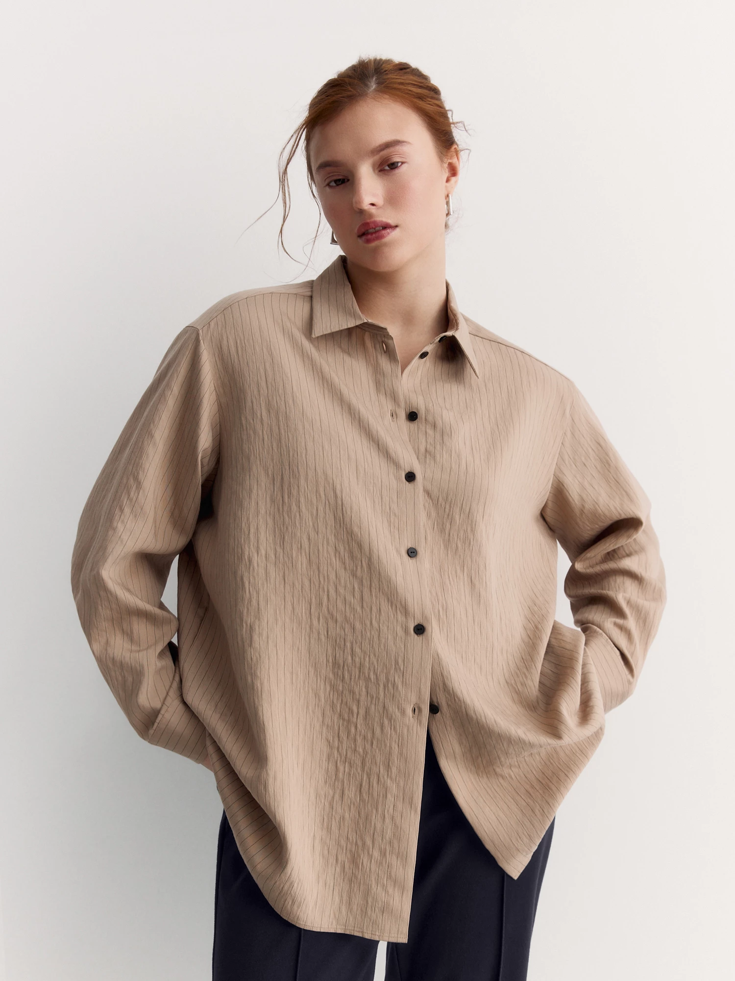 Блуза рубашечного кроя в полоску Lalis арт. BL17641