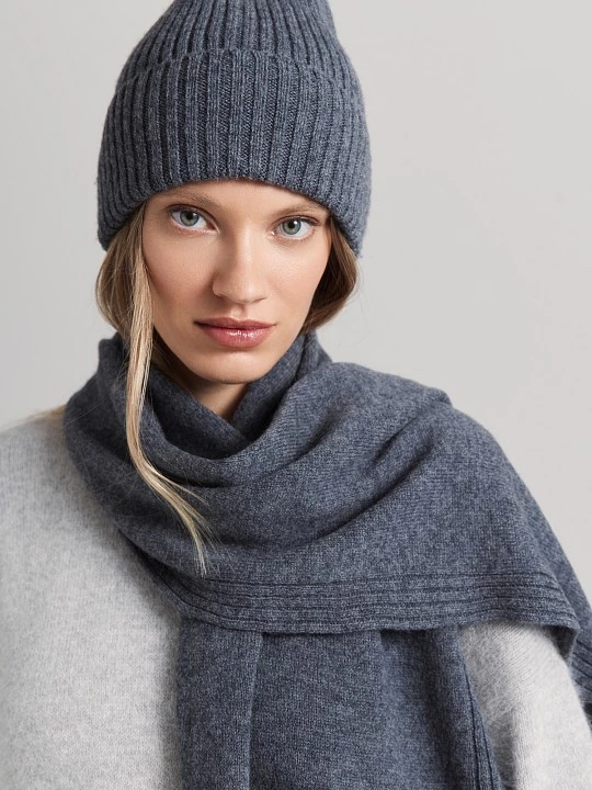 Шапка и шарф из шерсти мериноса Elis арт. NWS0002V