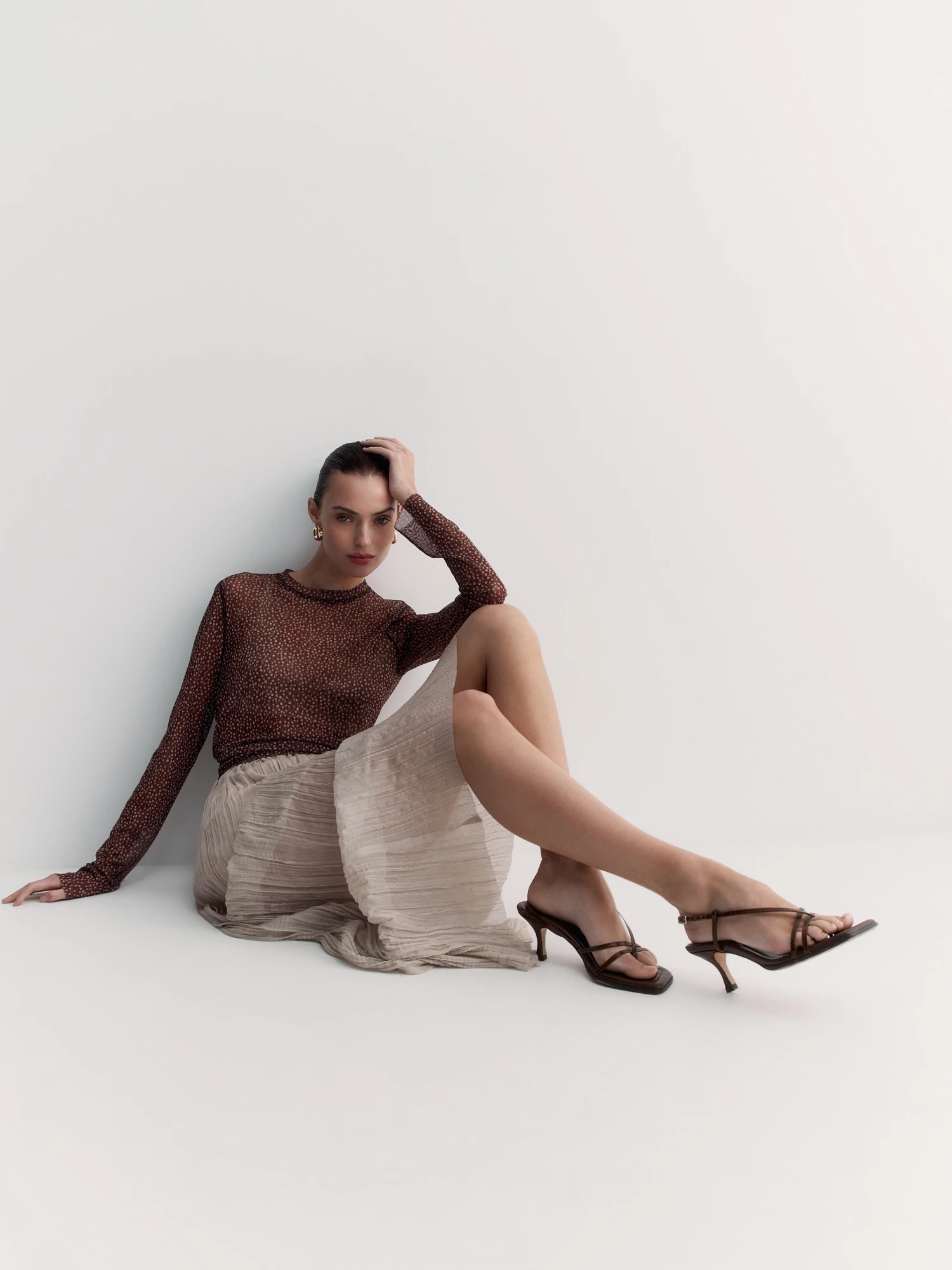 Блуза из воздушной сетки Elis арт. BL1509K1