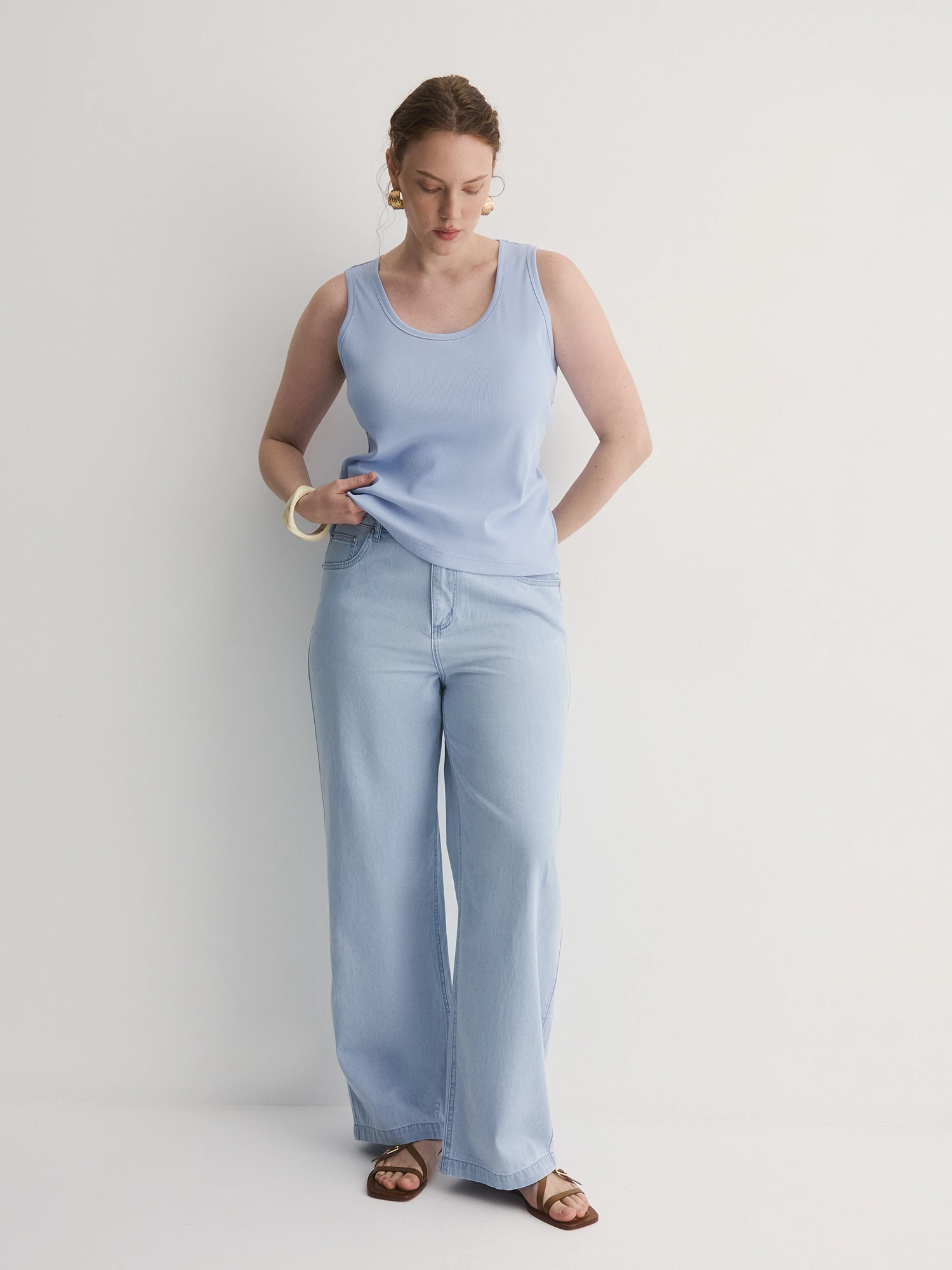 Джинсы из тонкого денима Lalis арт. DJ0226Y1