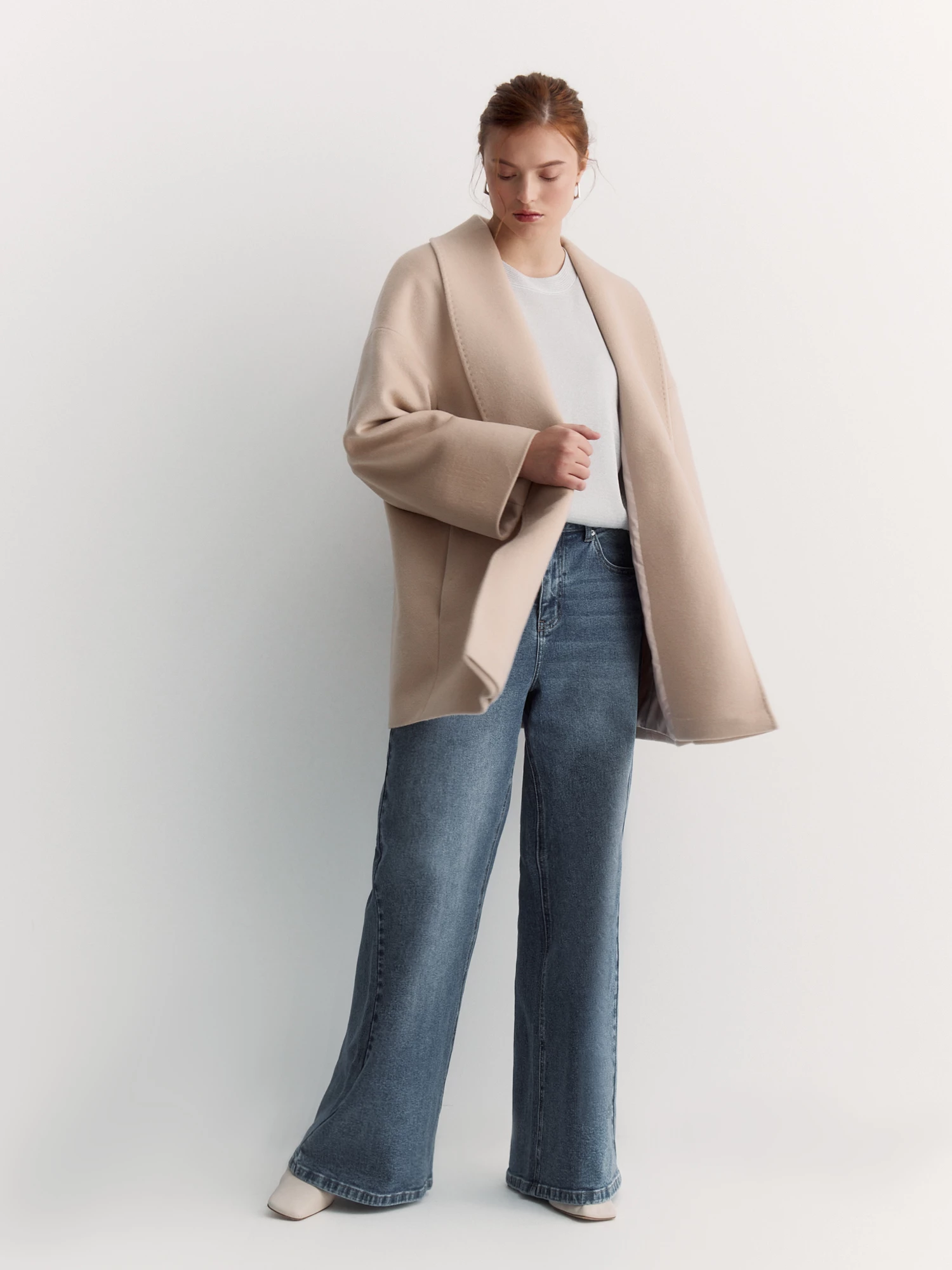 Шерстяное полупальто Lalis арт. UD0014