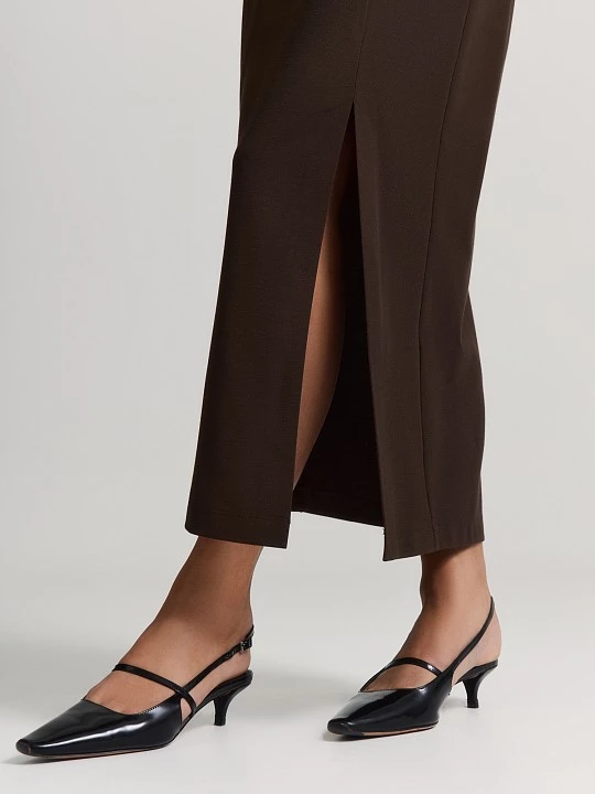 Прямая юбка с эффектным разрезом Lalis арт. SK0618K5