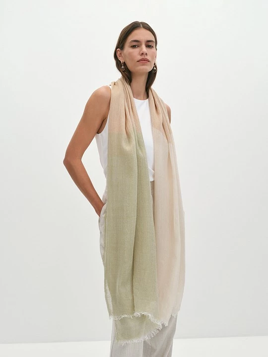 Палантин из шерсти с эффектом деграде Elis арт. PN0178