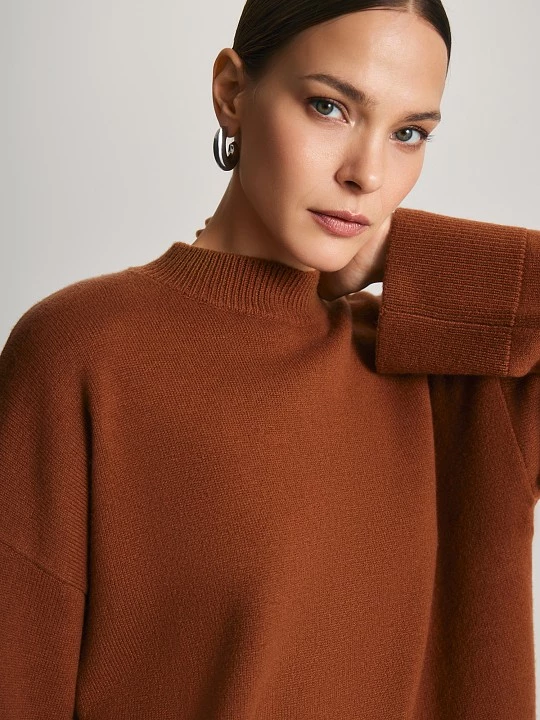 Джемпер с длинным рукавом из 100% шерсти мериноса Elis арт. JM0152V1