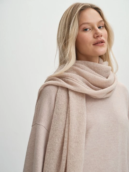 Вязаный палантин с мягкой шерстью Elis арт. PN0165V