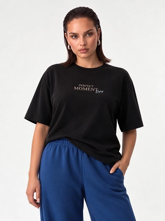 Футболка из хлопкового трикотажа Lalis арт. TS0240K