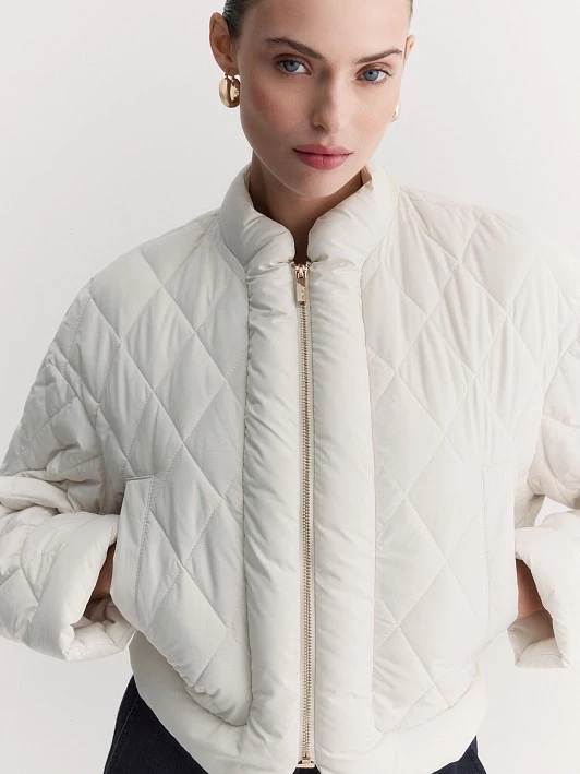 Короткая стеганая куртка, утепленная синтепухом Elis арт. KR0086B