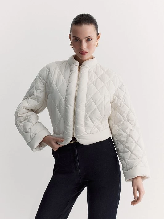 Короткая стеганая куртка, утепленная синтепухом Elis арт. KR0086B