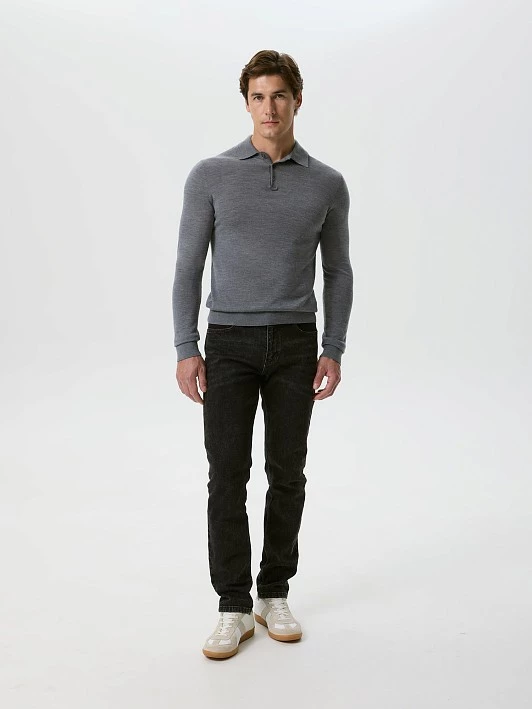 Джемпер-поло из 100% шерсти мериноса 20line арт. IPO0123VY1